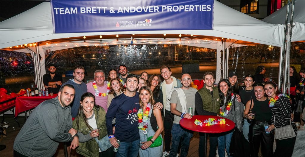 {Andover Properties Backs Team Brett At The Leukemia & Lymphoma Society’s Light The Night Event, to Raise Over $100,000}