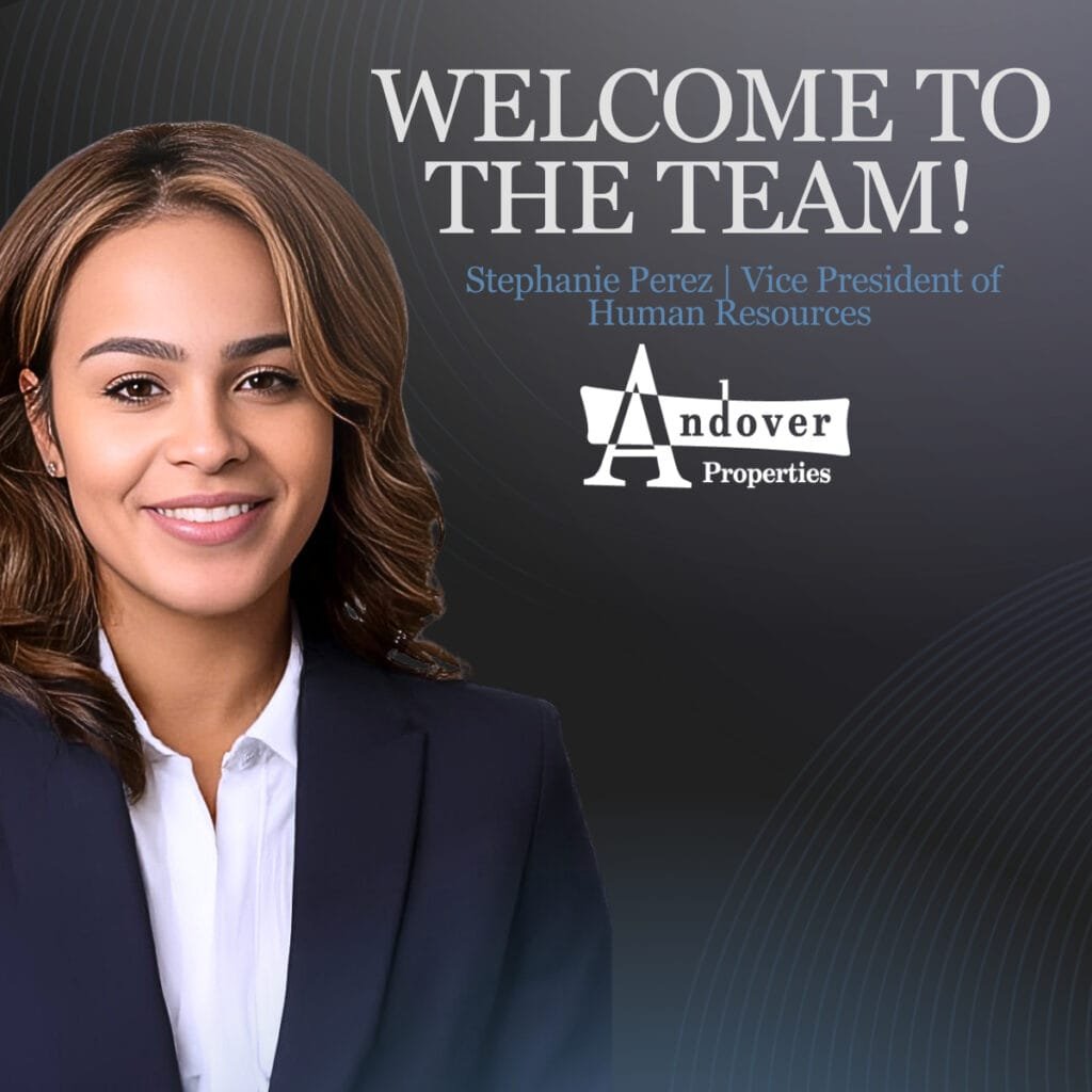 {Andover Properties Appoints Stephanie Perez as Vice President of Human Resources }
